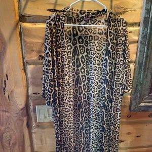 Leopard long duster